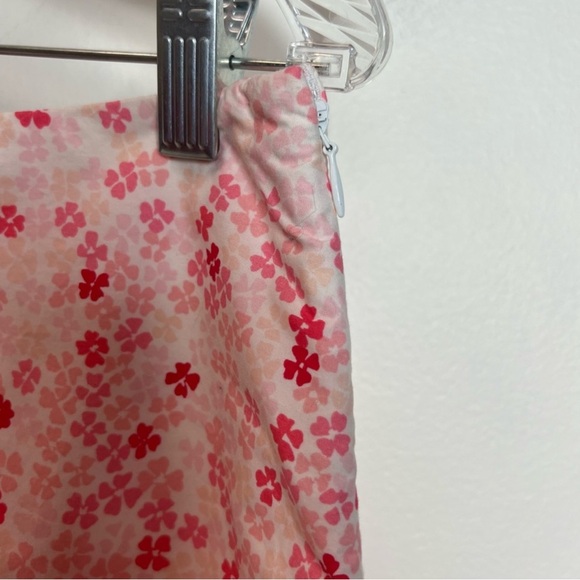 PLUS SIZE PRETTY TALBOTS COTTON VIBRANT PINK FLOWERS A-LINE SKIRT SIZE 16 - Picture 4 of 4